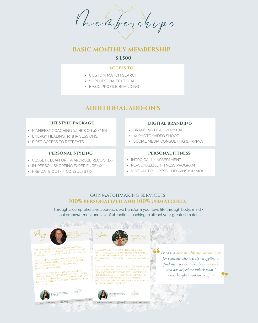 Erica Suzanne Matchmaking