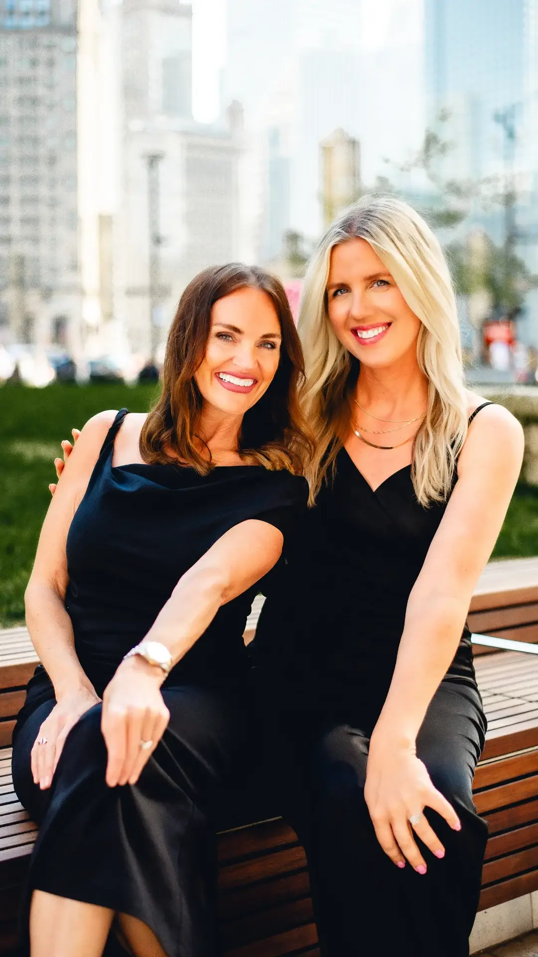 Erica Suzanne and Katie sat together at a meet in Chicago